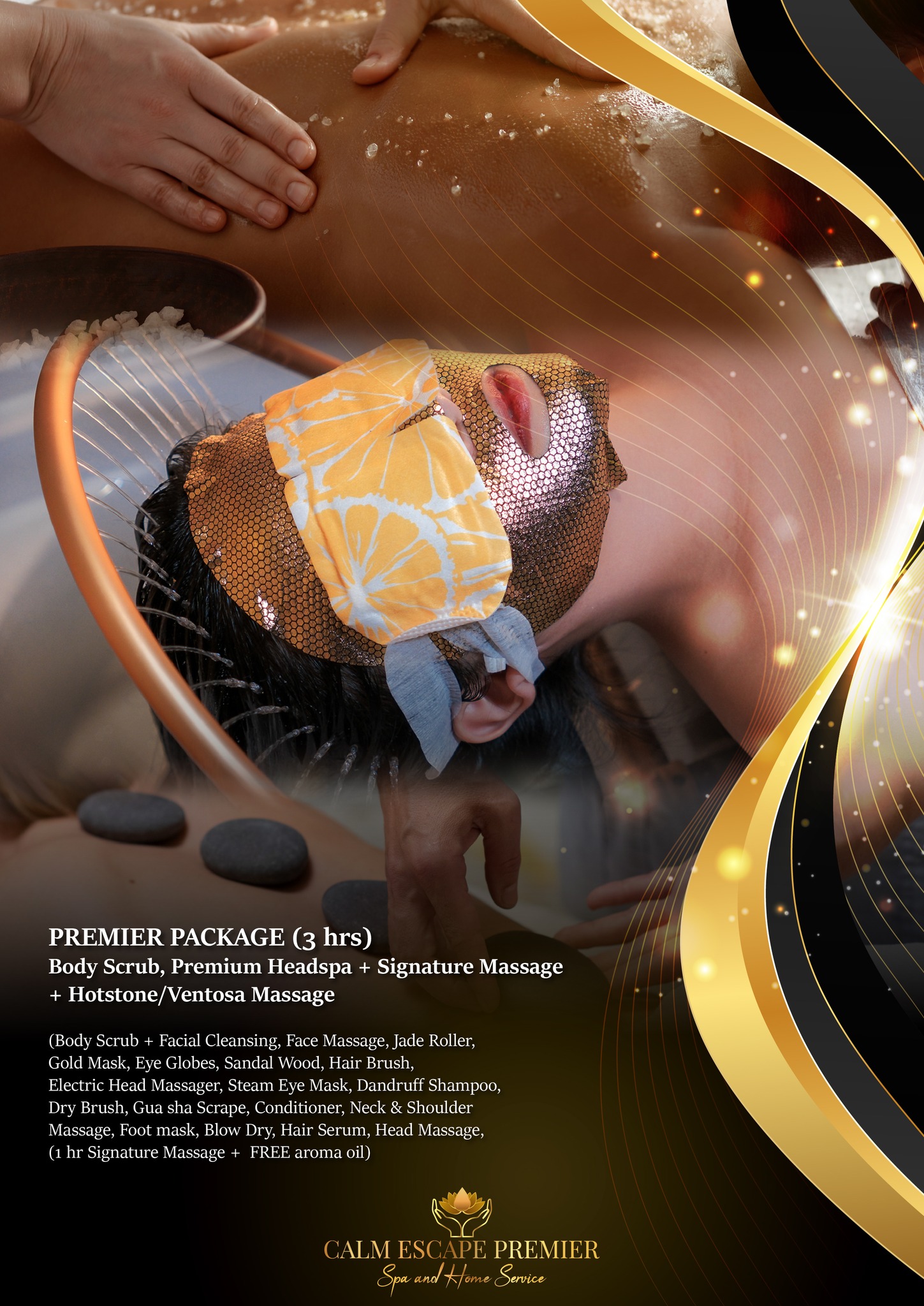 Calm Escape Premier Spa - Makati Facebook ad: Redefining Relaxation, The Premier Way