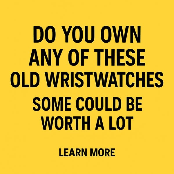 Velvet Voguee Facebook ad: Old Watches Worth Money Guide