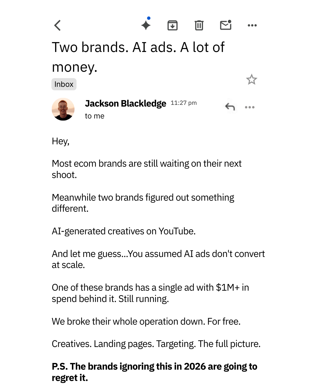 Echelonn Facebook ad