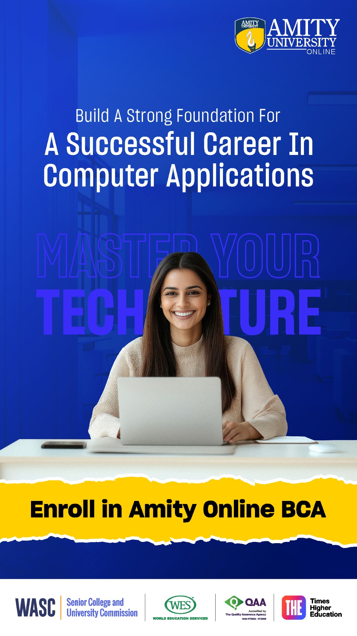 Amity Online Facebook ad