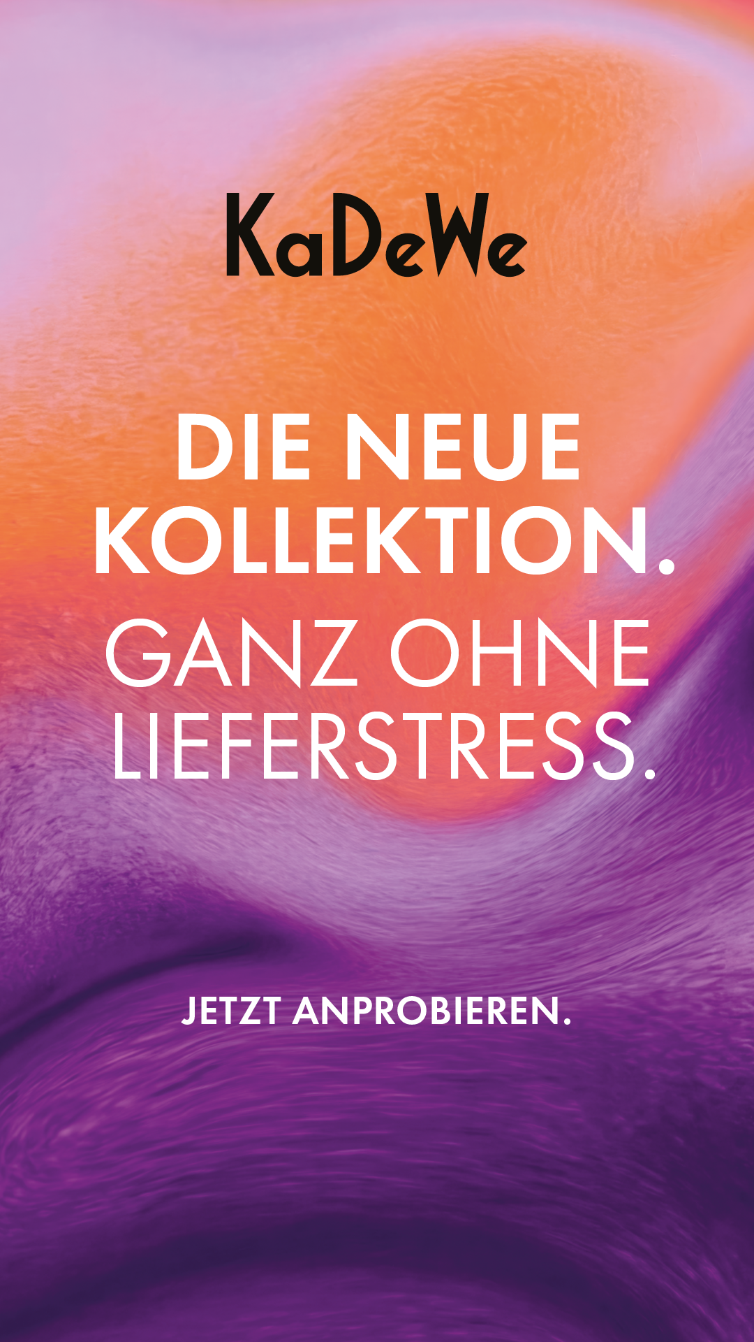 KaDeWe Facebook ad