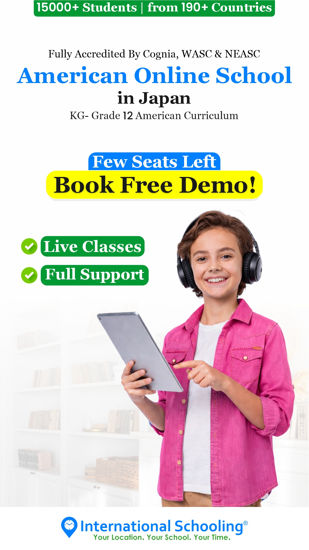 International Schooling Facebook ad
