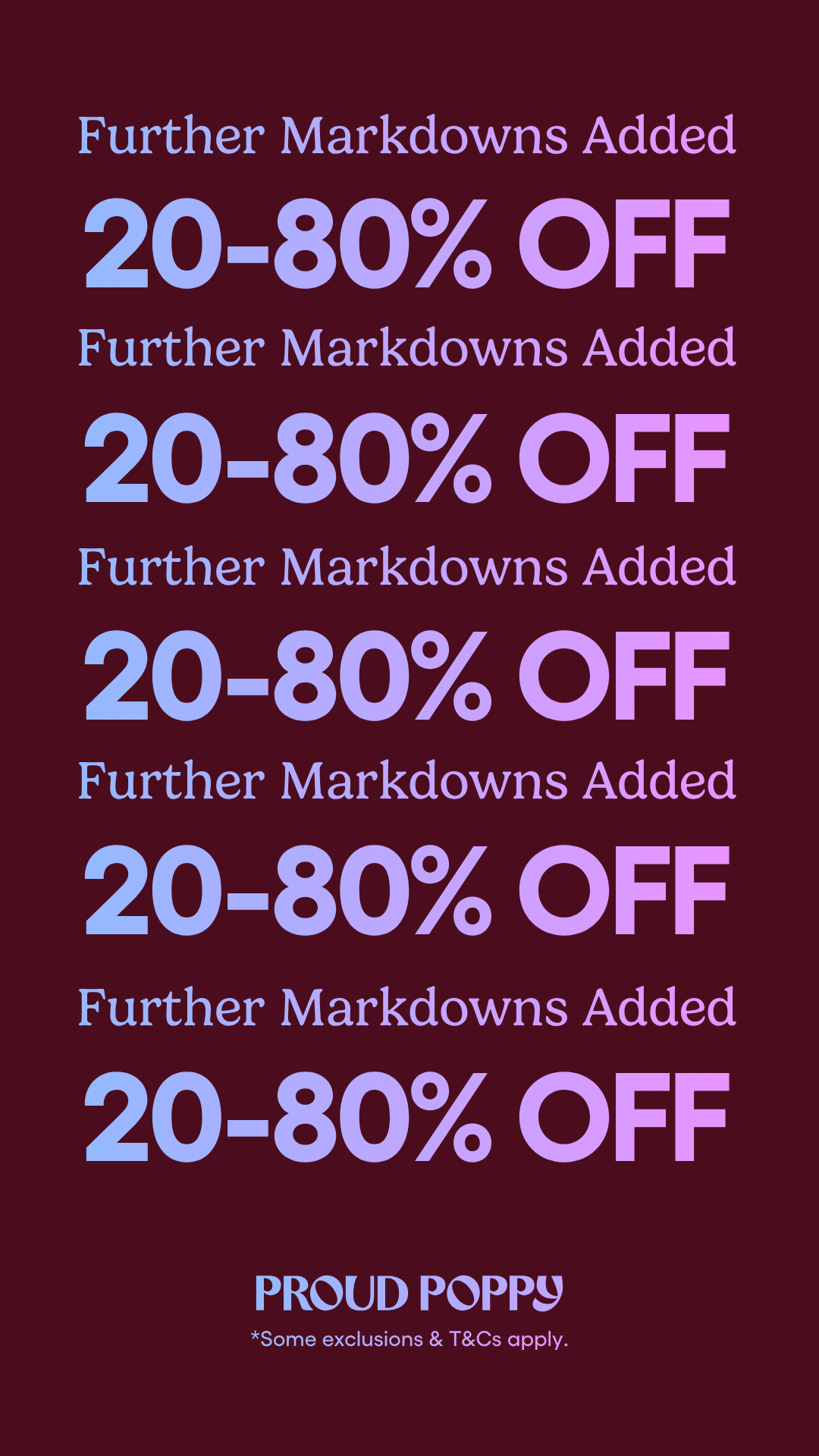 Proud Poppy Clothing Facebook ad