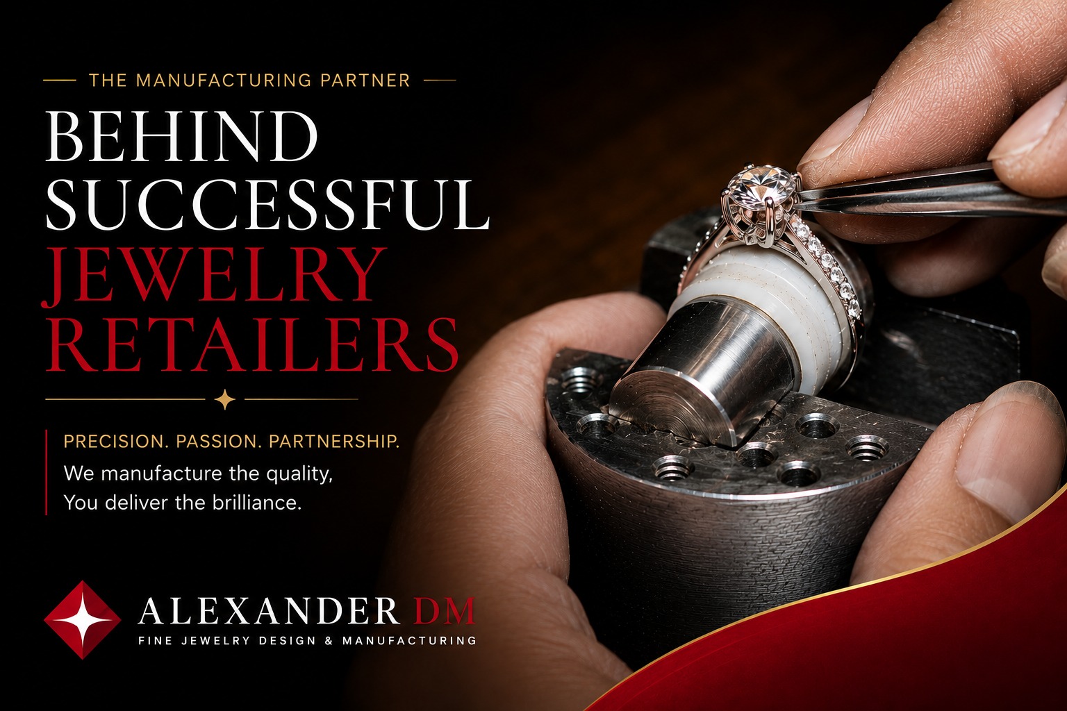 Alexander Designs & Manufacturing Facebook ad: Is custom jewelry helping your store grow, or…
