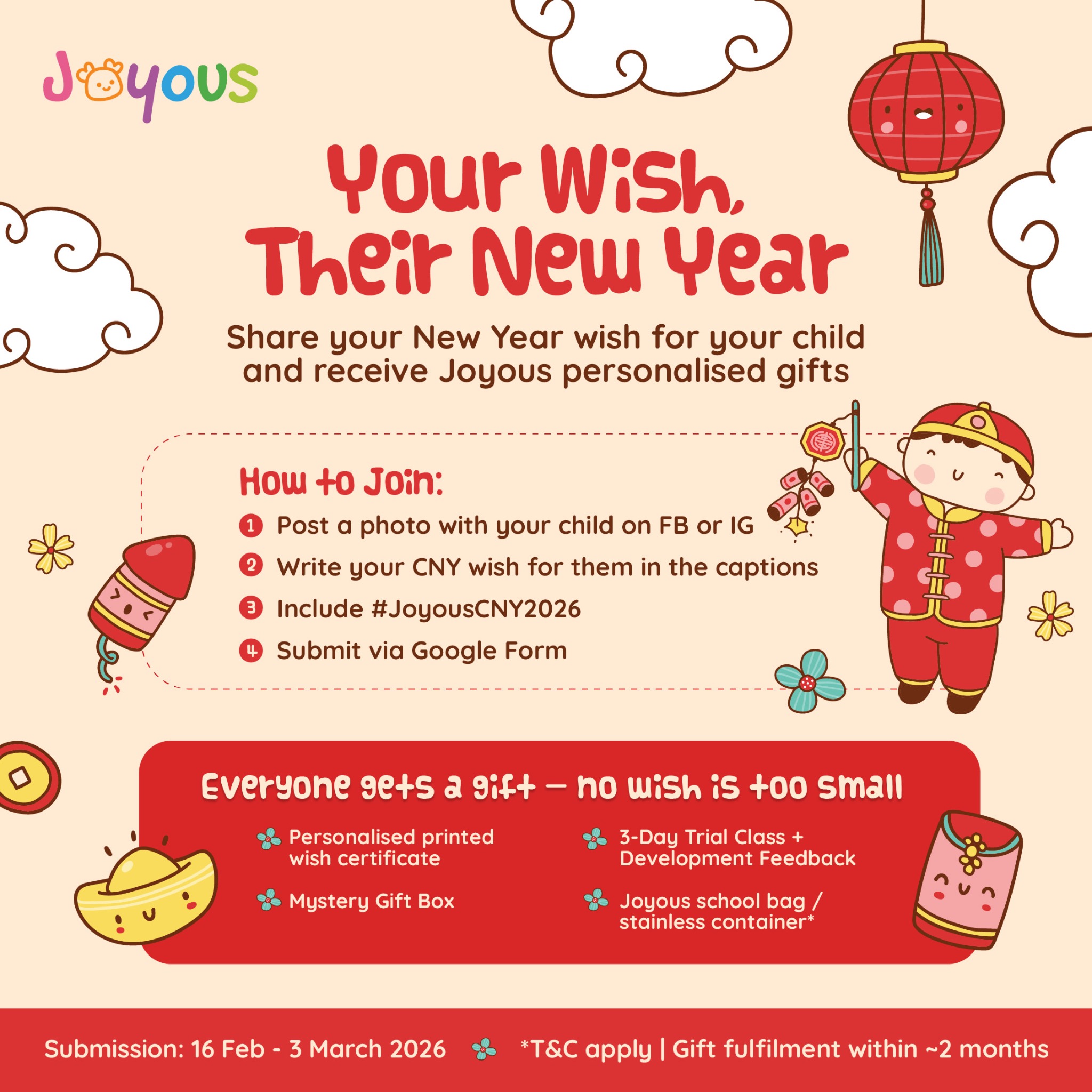 Joyous Childcare and Preschool Facebook ad