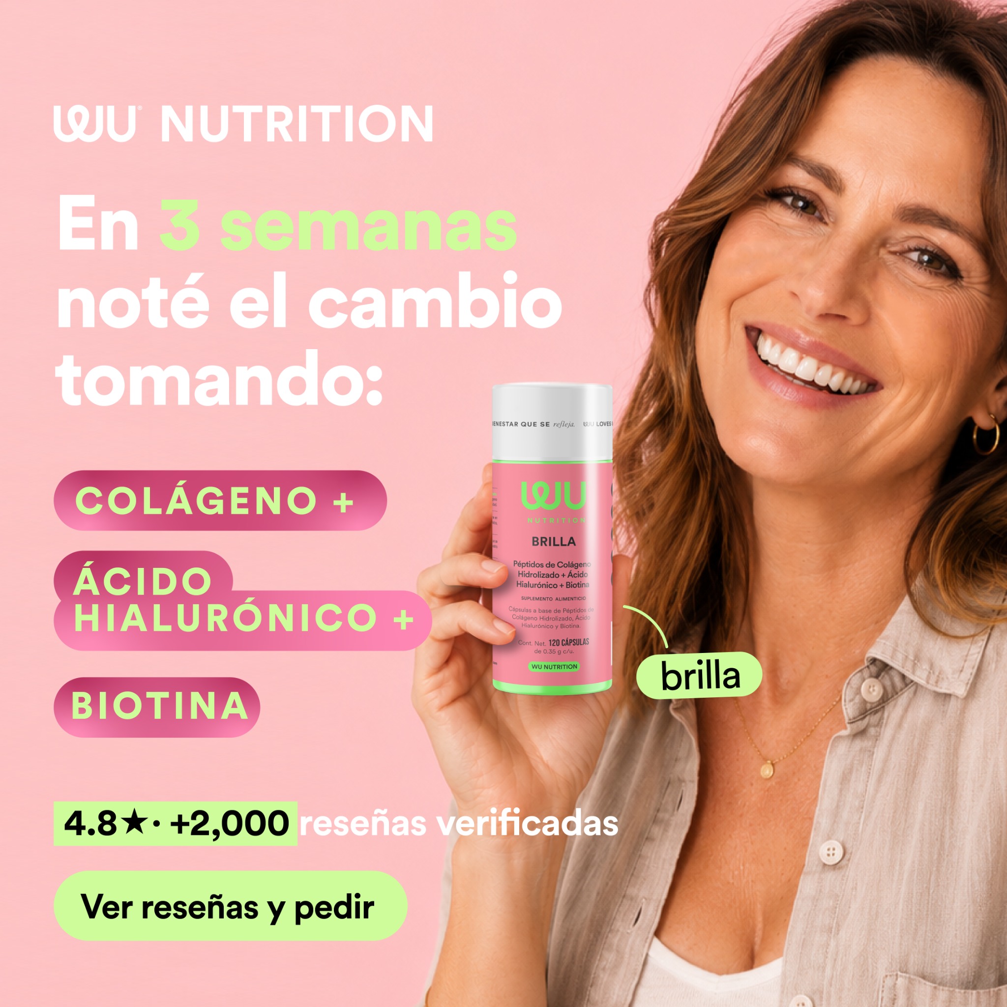 WU Nutrition Facebook ad