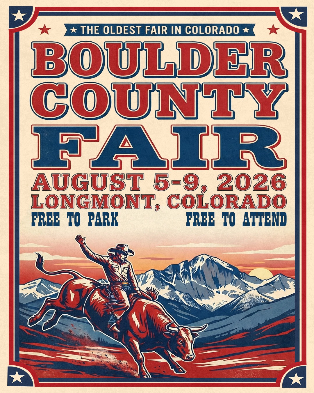 Boulder County Fair Facebook ad: Happy New Year, Boulder County!