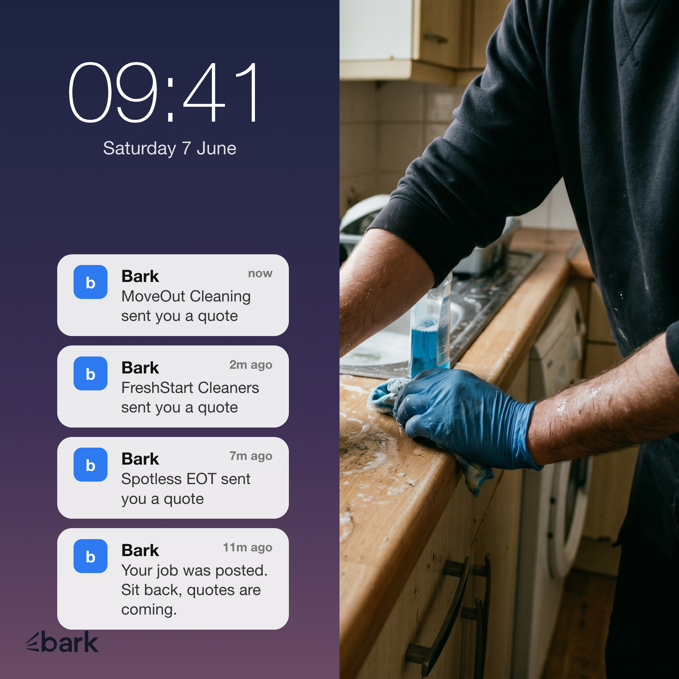 Bark.com Facebook ad