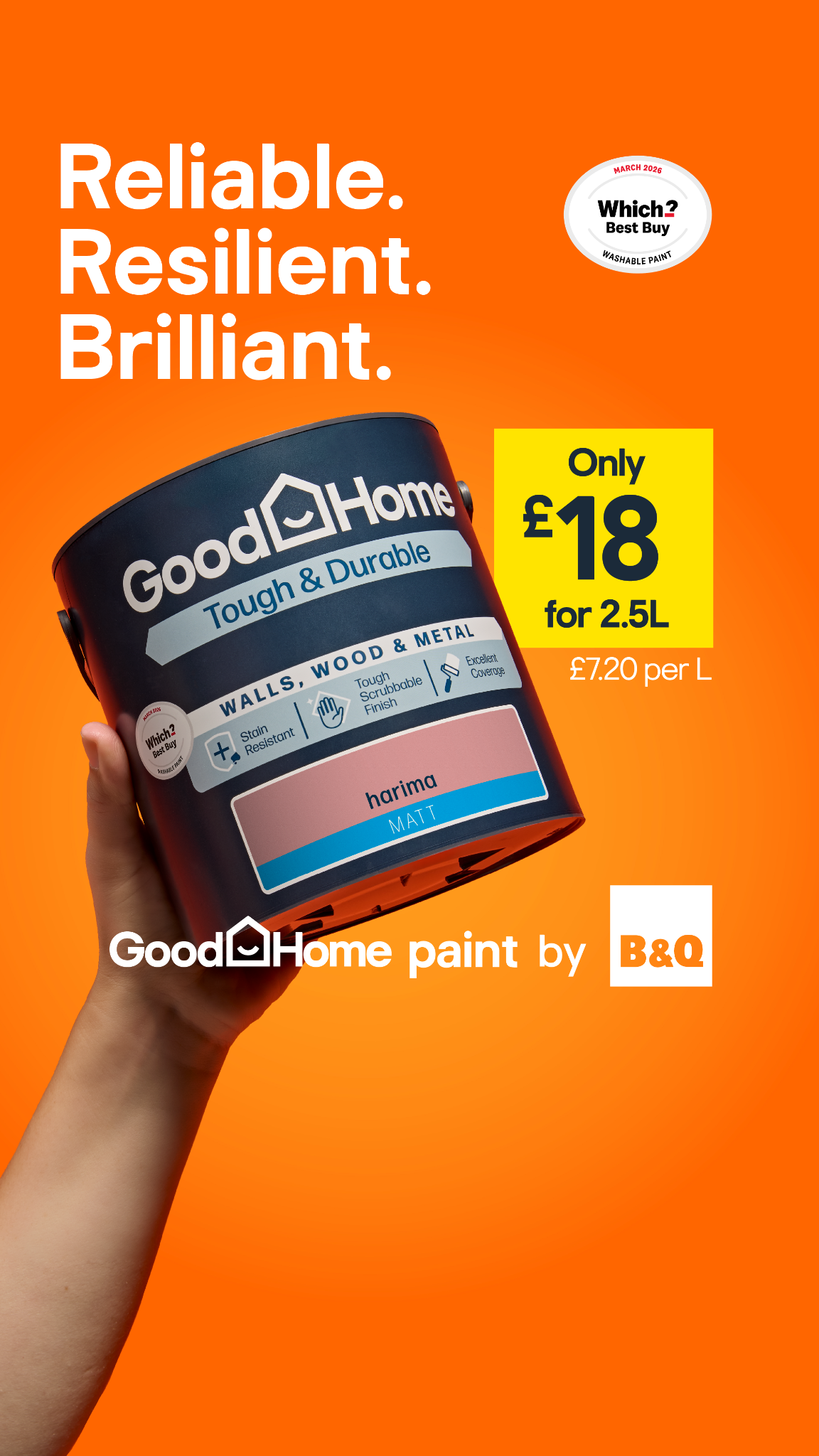 B&Q Facebook ad