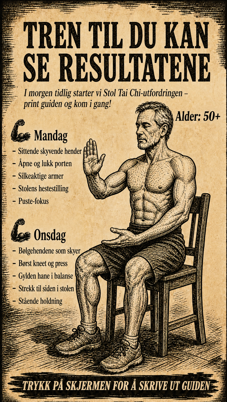 Mike's Strength Challenge Facebook ad
