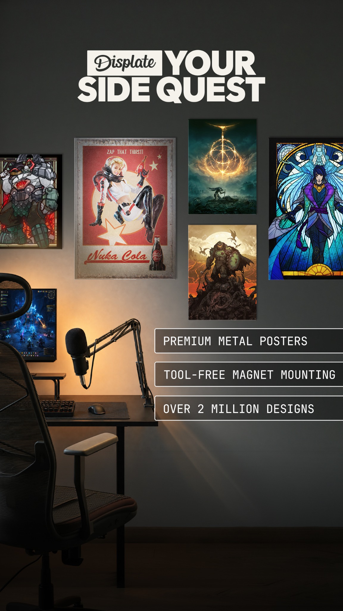 Displate Facebook ad