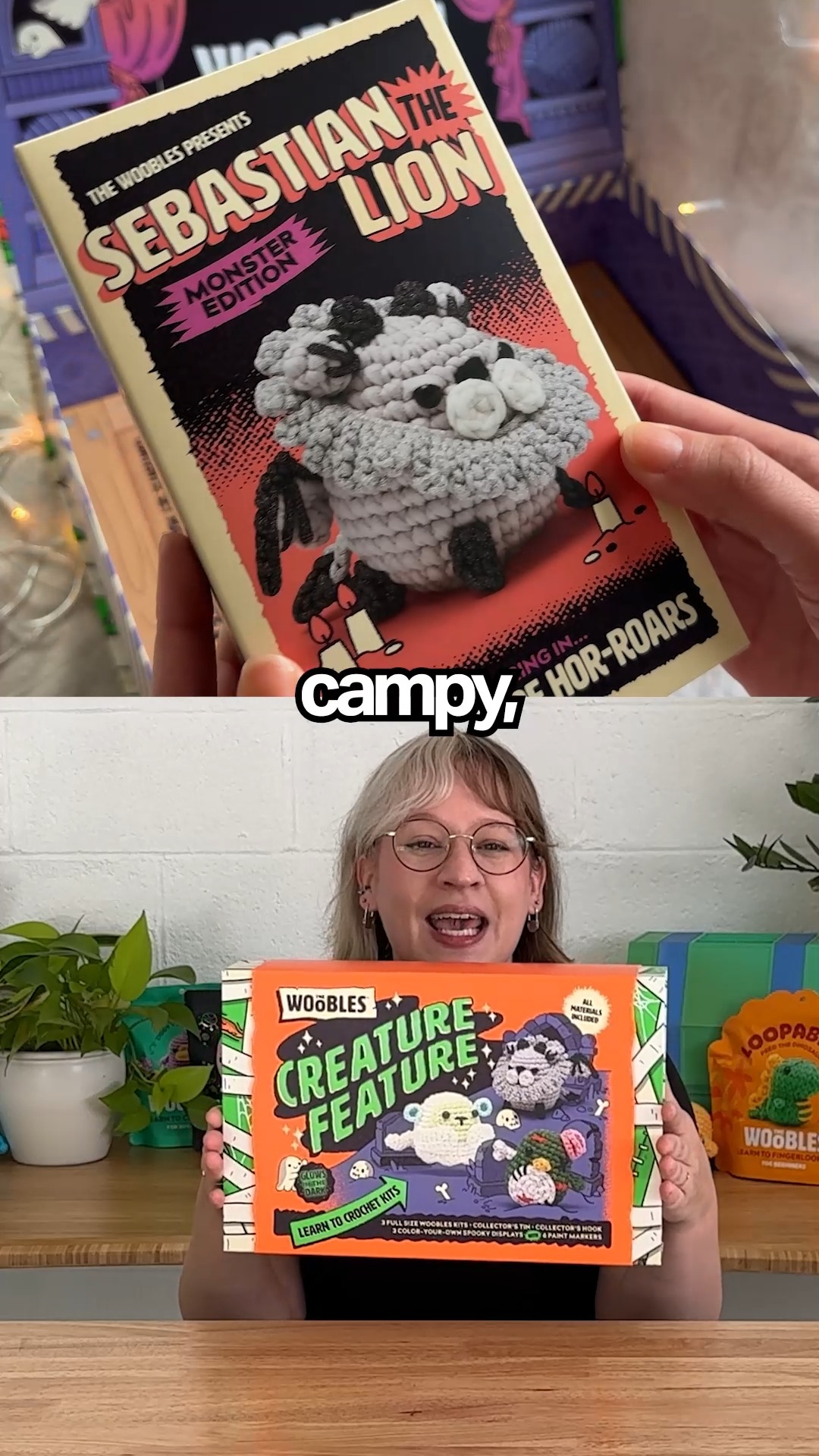 The Woobles Facebook ad: Cozy new hobby alert!