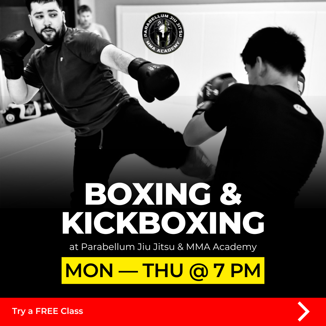 Parabellum Jiu Jitsu MMA Academy Facebook ad: FREE 2 Day Class Pass