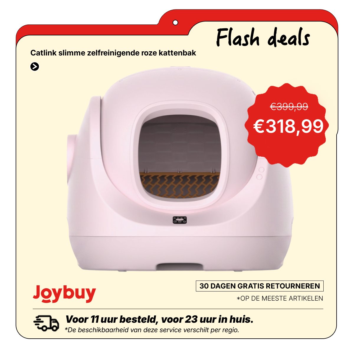Joybuy NL Facebook ad