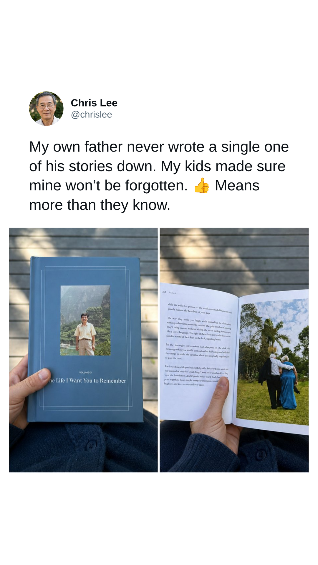 Storyworth Facebook ad