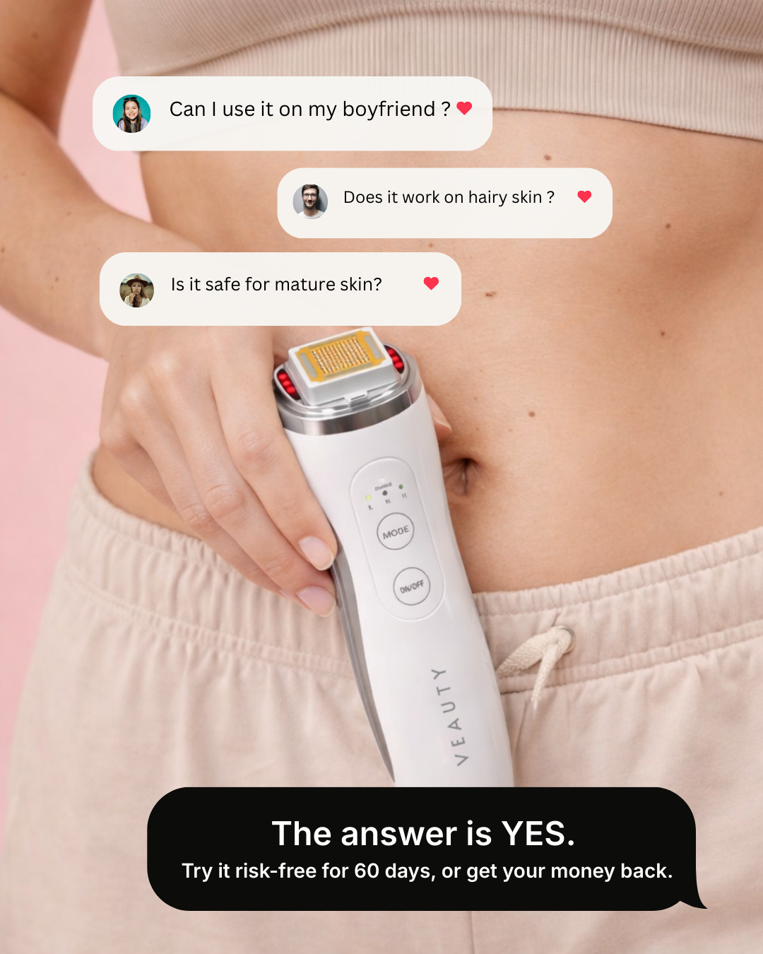 Veauty Facebook ad