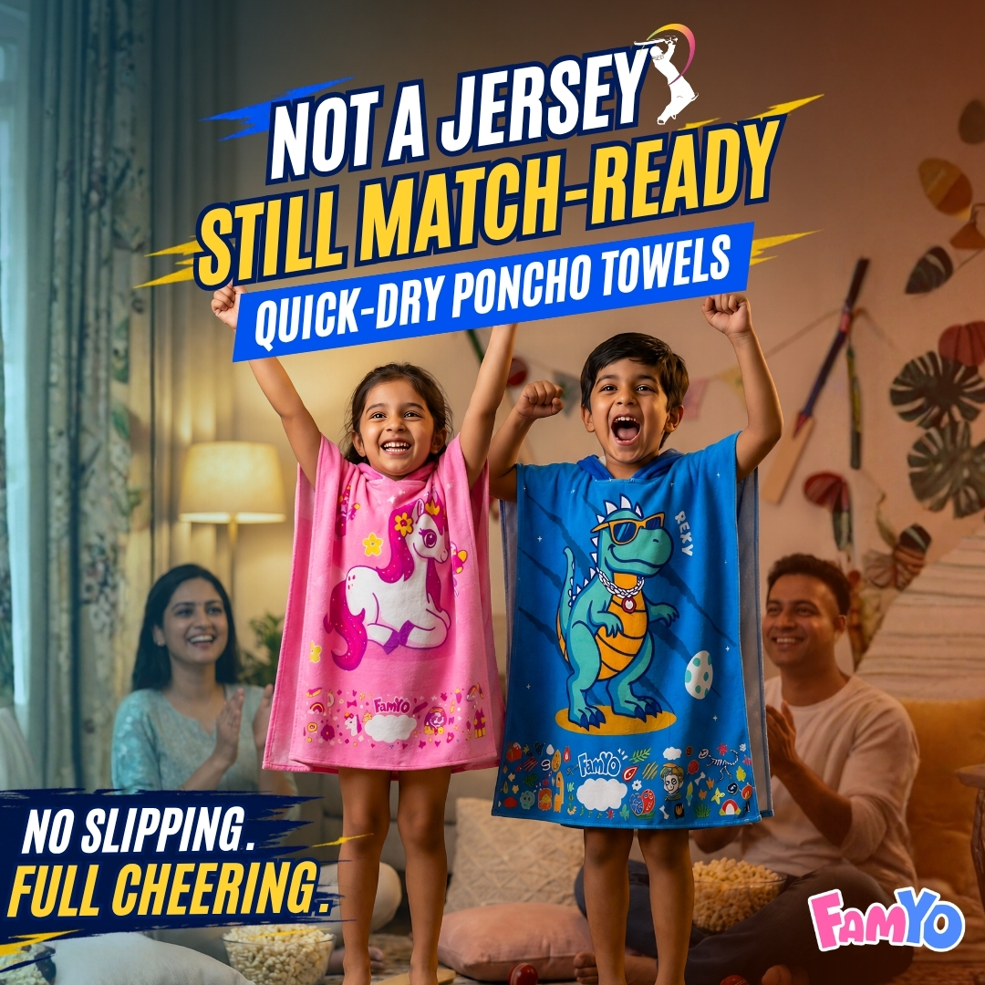 FAMYO Facebook ad: Kids Poncho Towels | Famyo