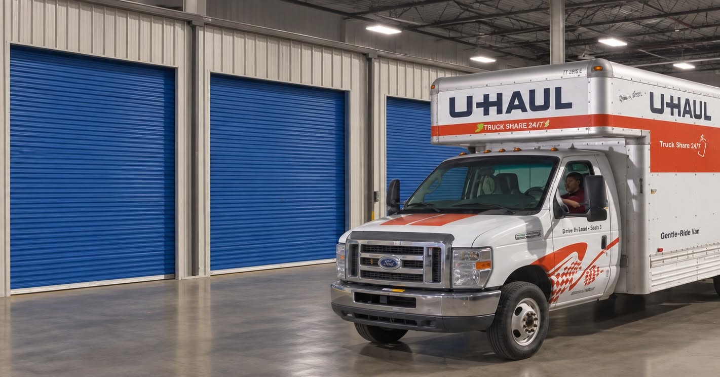 Angel Dufoe Facebook ad: STORAGE SPECIAL + FREE TRUCK RENTAL