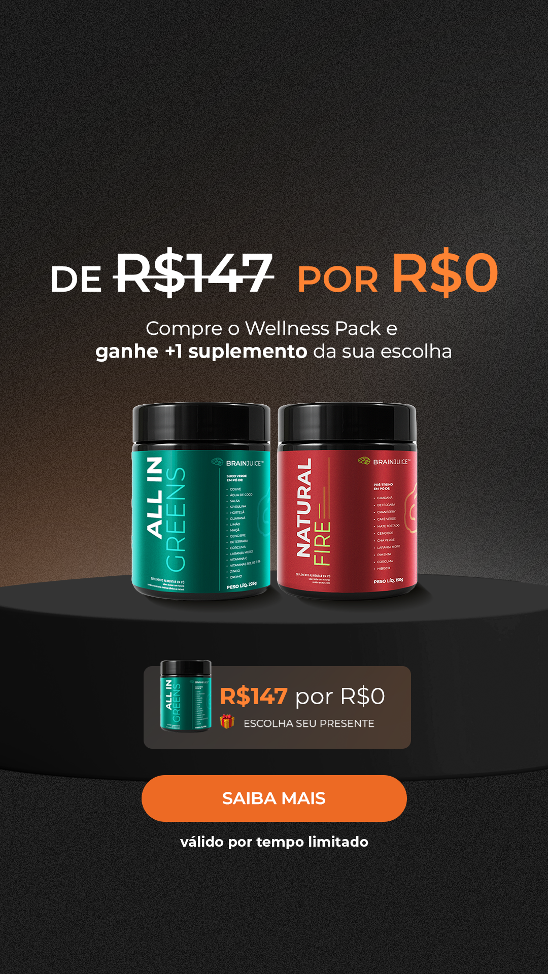 BrainJuice Facebook ad