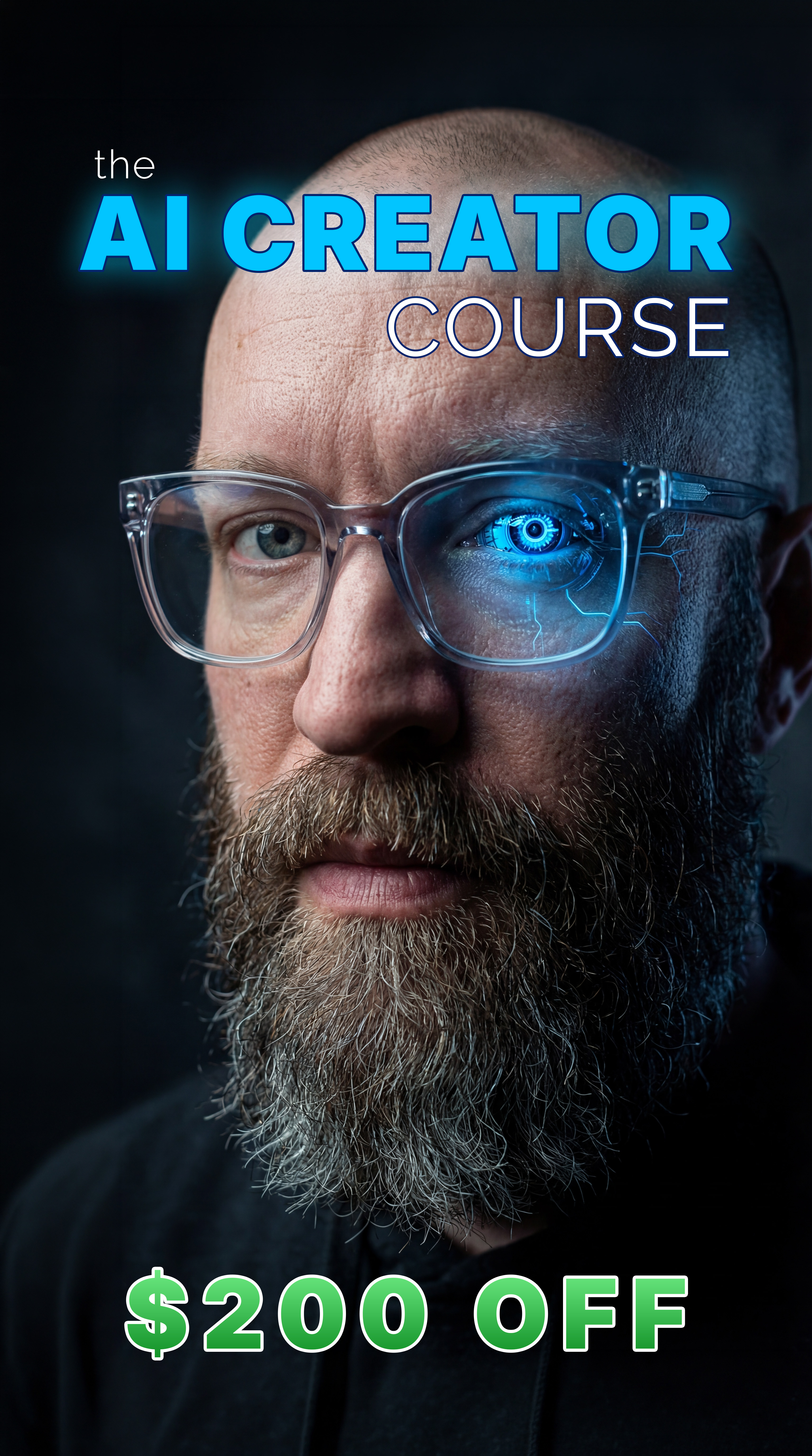 It Is Nick Miller Facebook ad: 68% Discount Ends Tonight AI Creator Course
