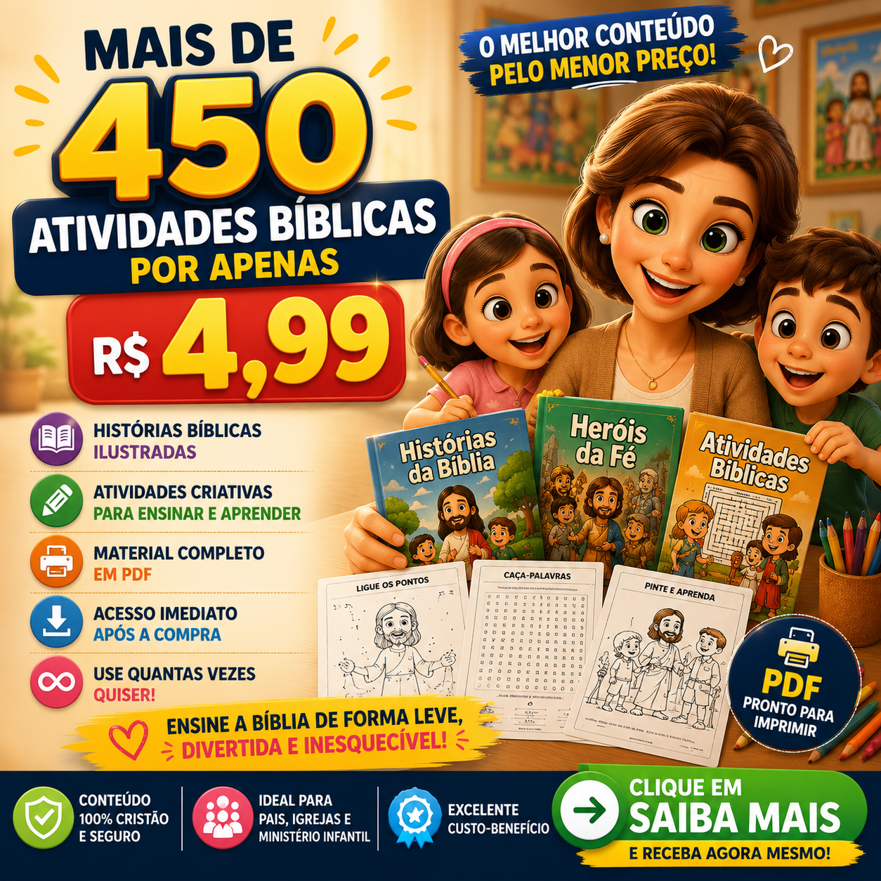 Sementinhas de Cristo Facebook ad