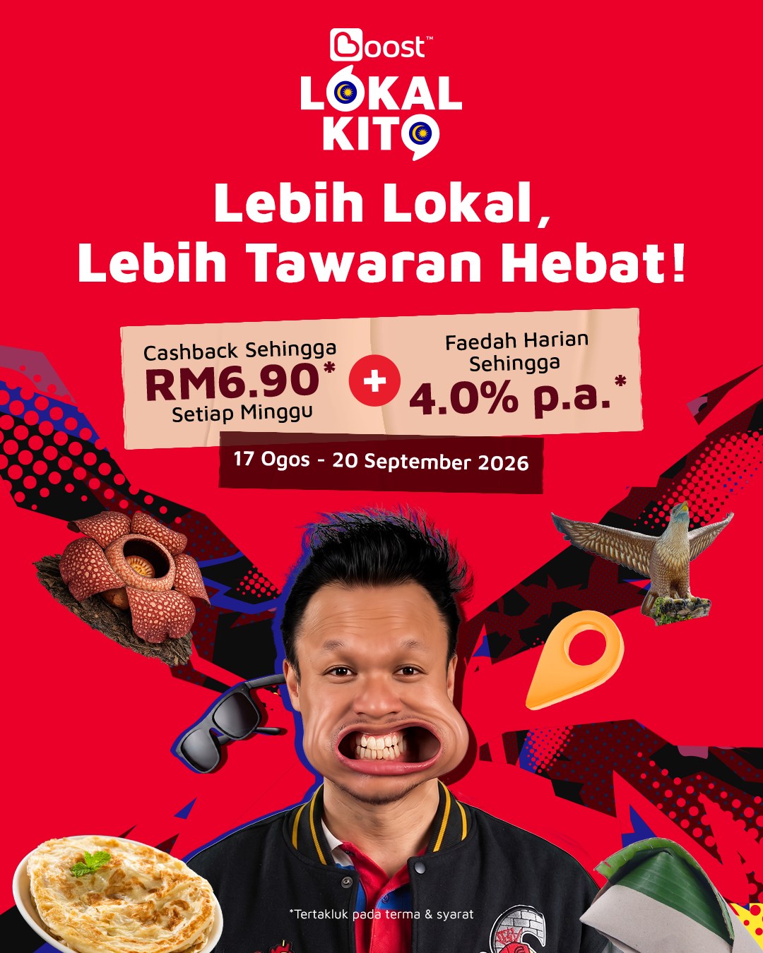 Boost Facebook ad: Meriahkan lagi sambutan Hari Kebangsaan ke-69 dengan…