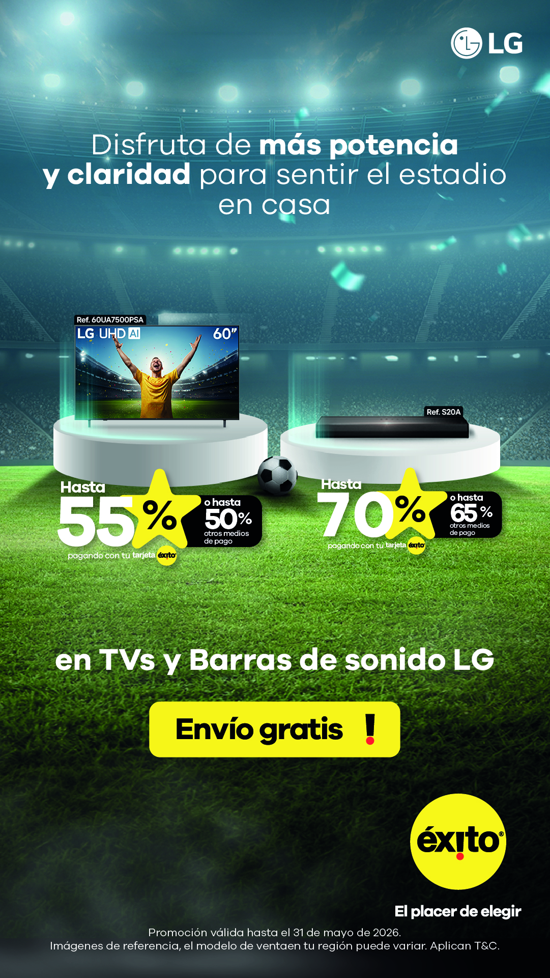 Éxito Facebook ad