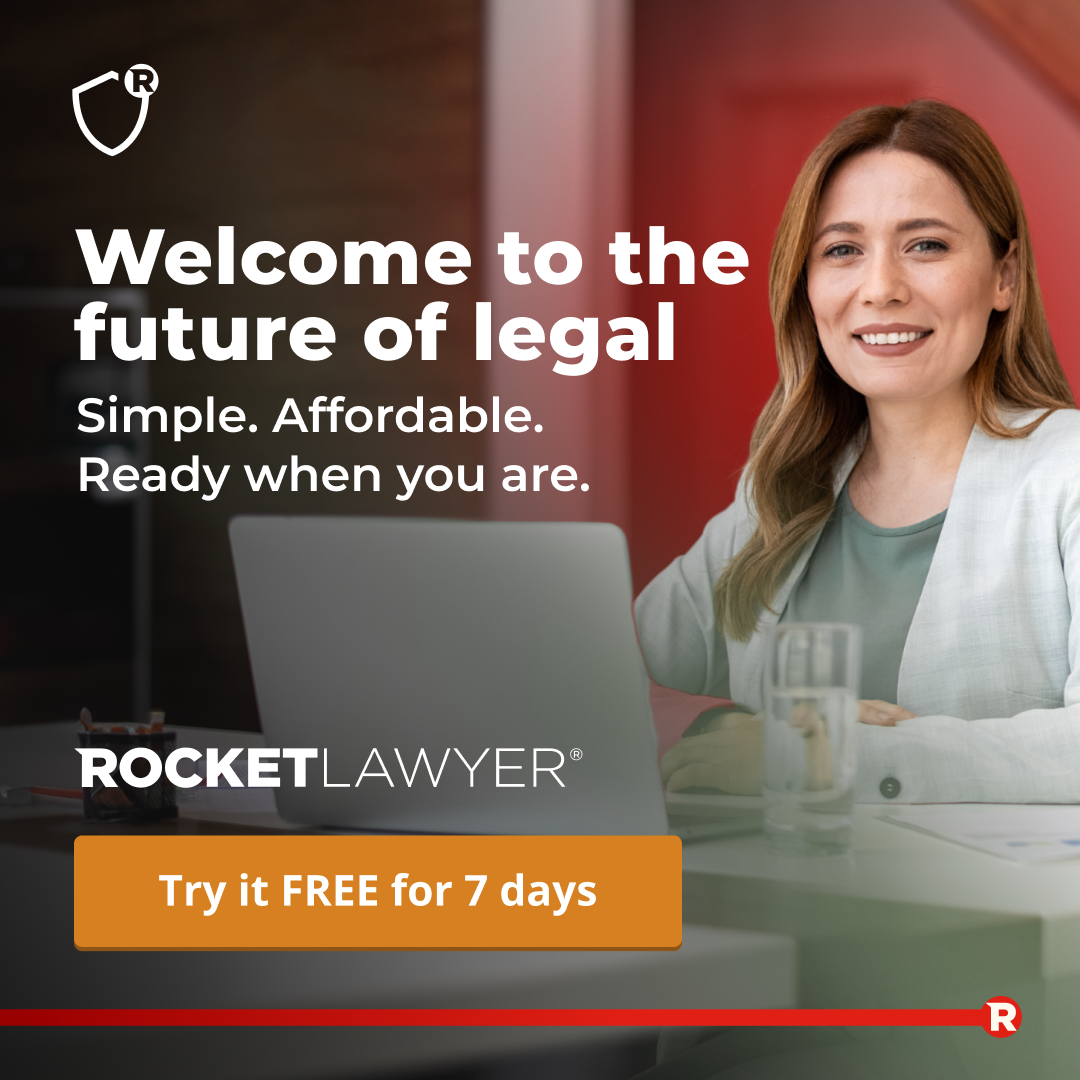 Rocket Lawyer Facebook ad