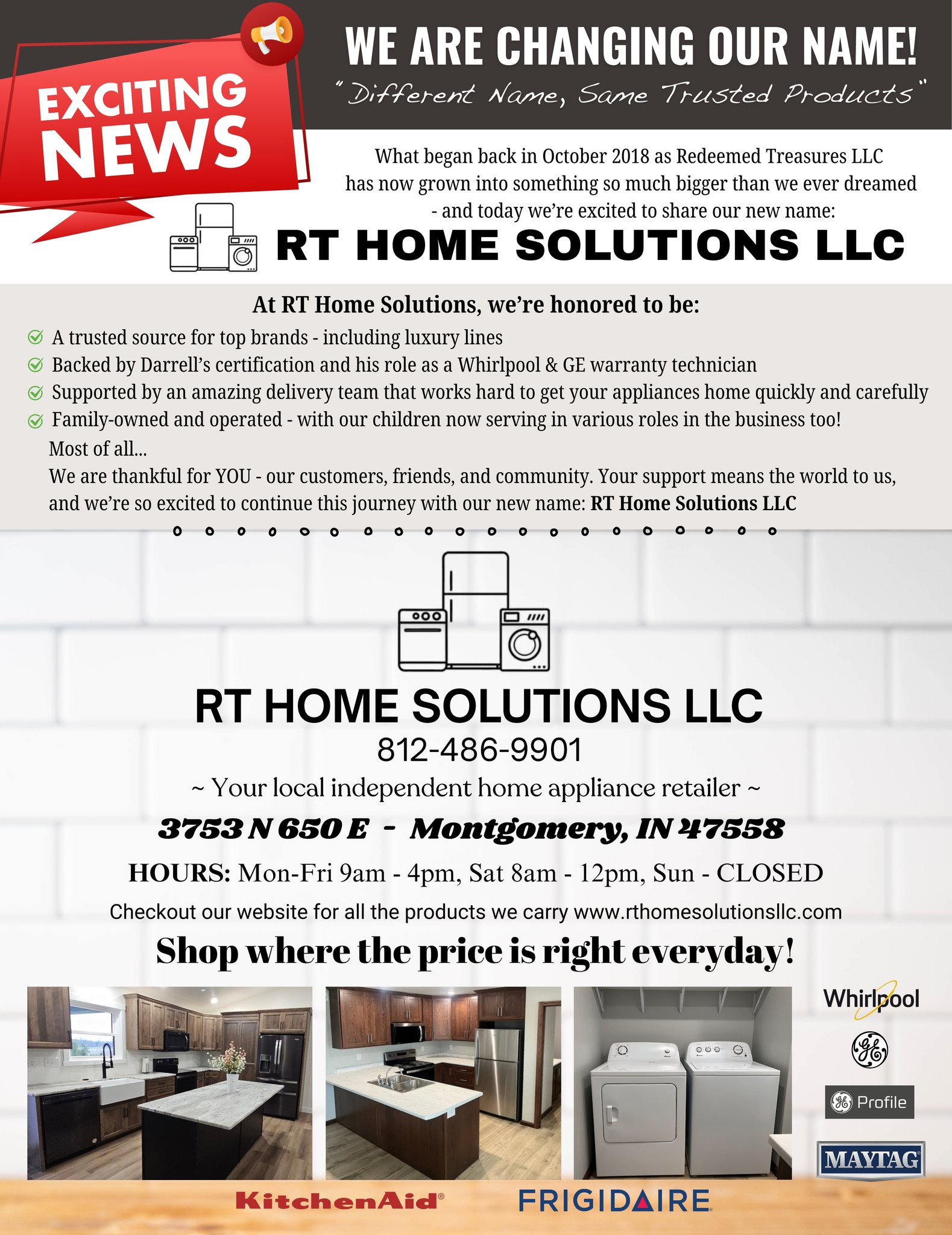 RT Home Solutions LLC Facebook ad