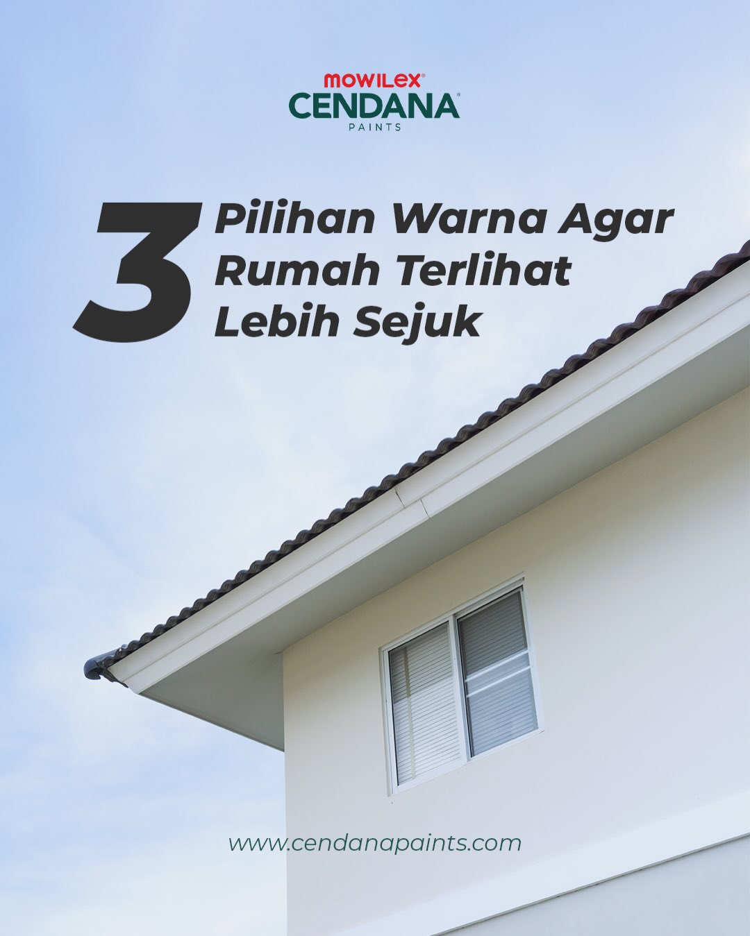 Cendana Paints Facebook ad: Rumah yang sejuk selalu memberi kesan yang nyaman…