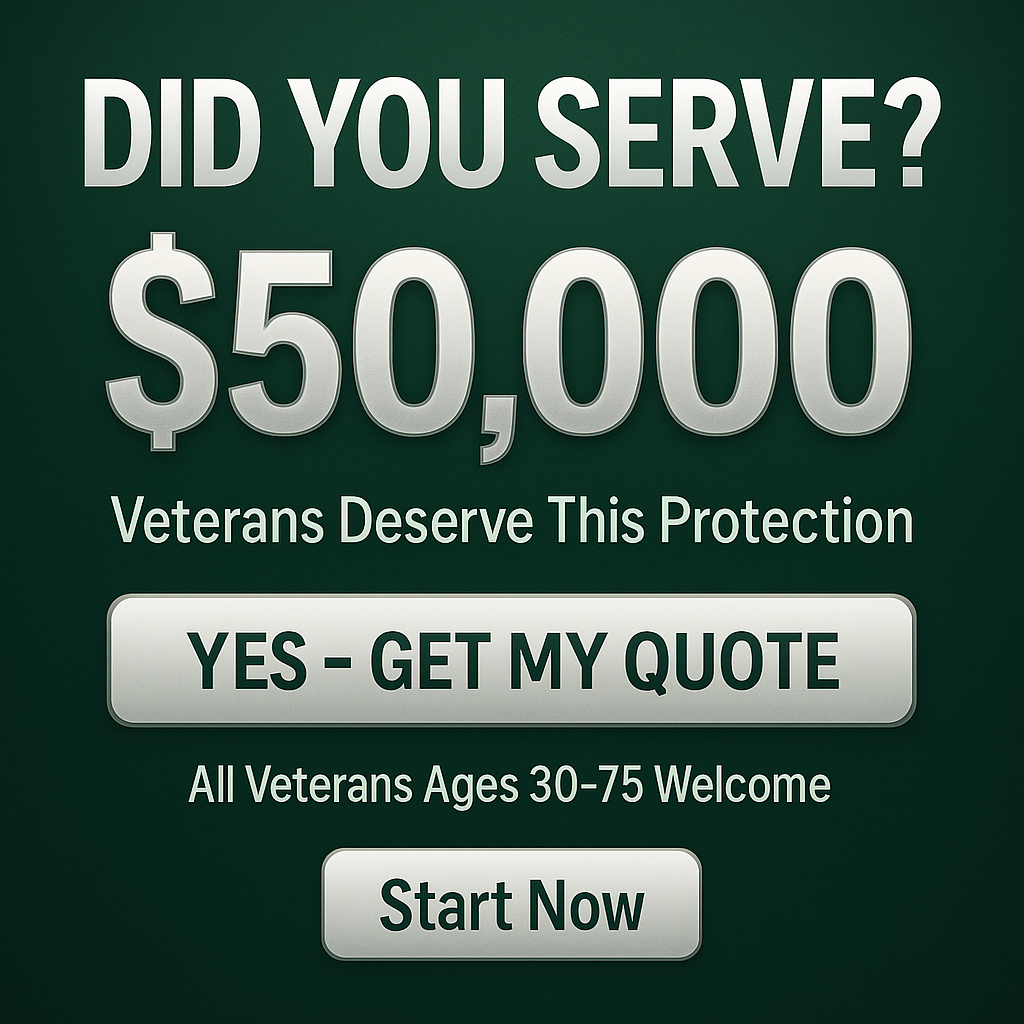 My Affordable Veteran Insurance Facebook ad