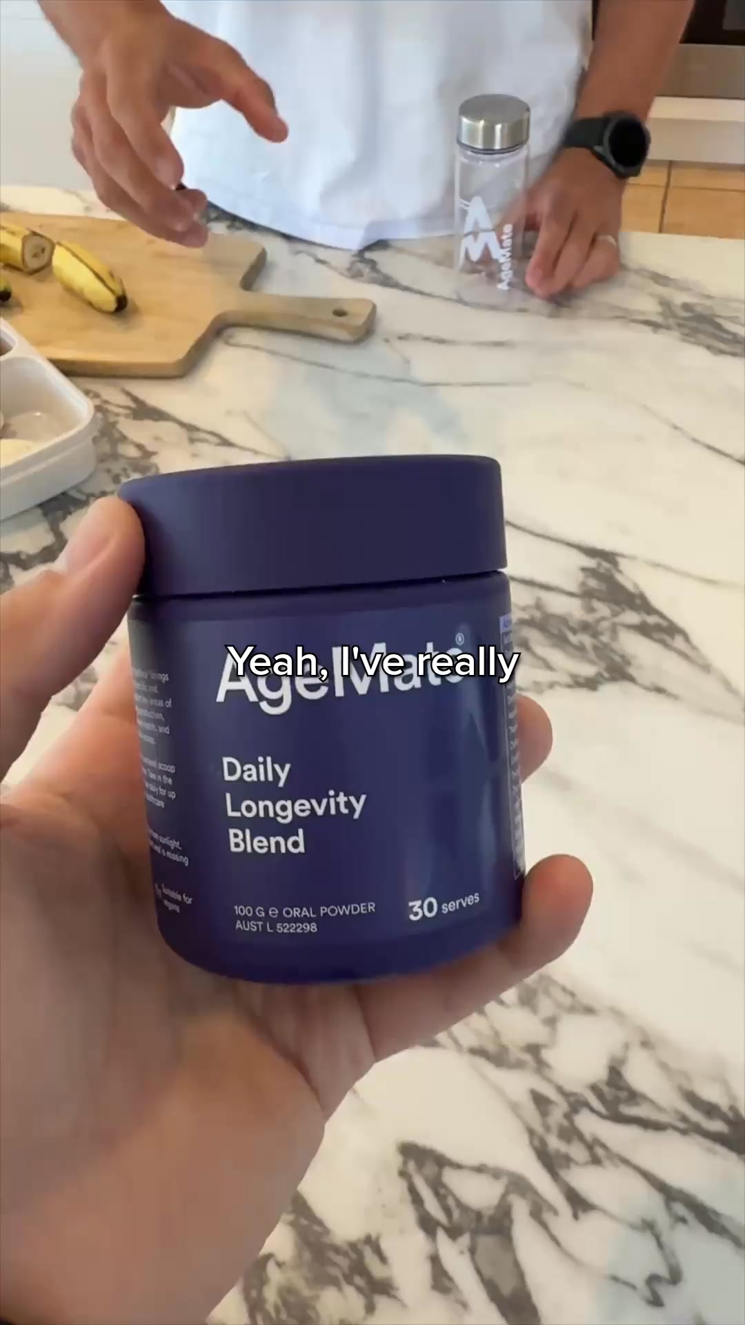 AgeMate Facebook ad: Agemate Daily Longevity Blend