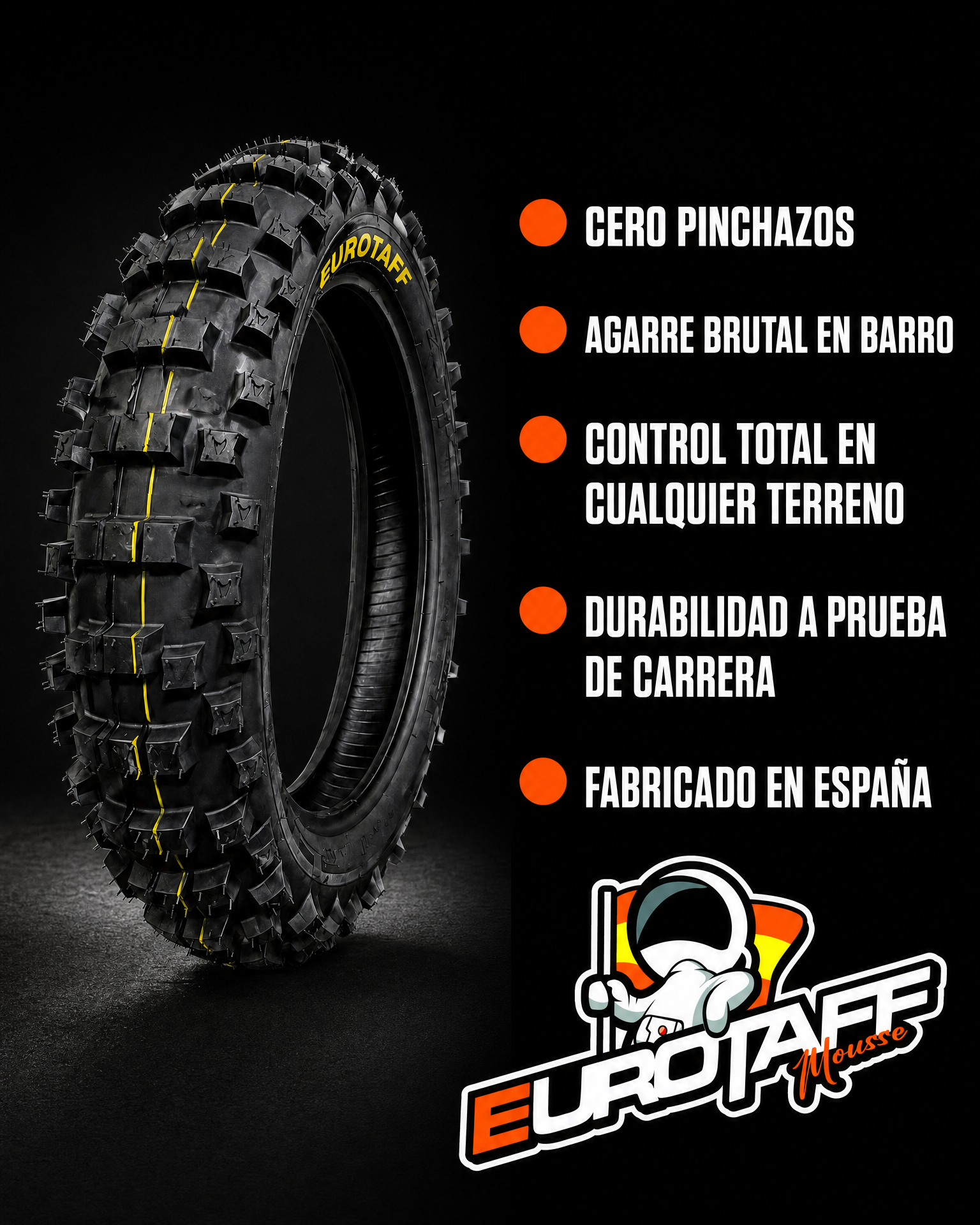 Eurotaff Mousse Facebook ad: ¡¡Que el verano no te baje de la moto!