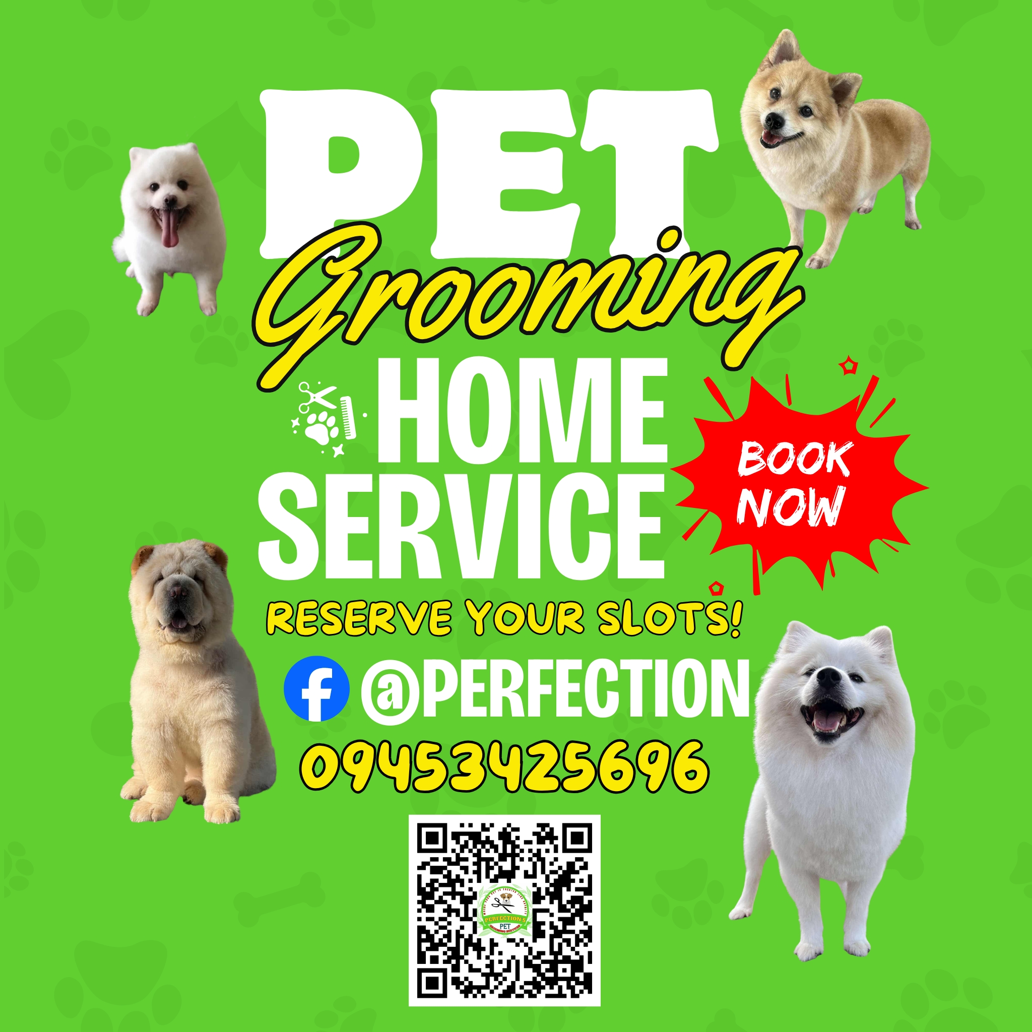 Perfection Pet Grooming Station/Home Service Facebook ad: Your pet deserves to look and feel their…