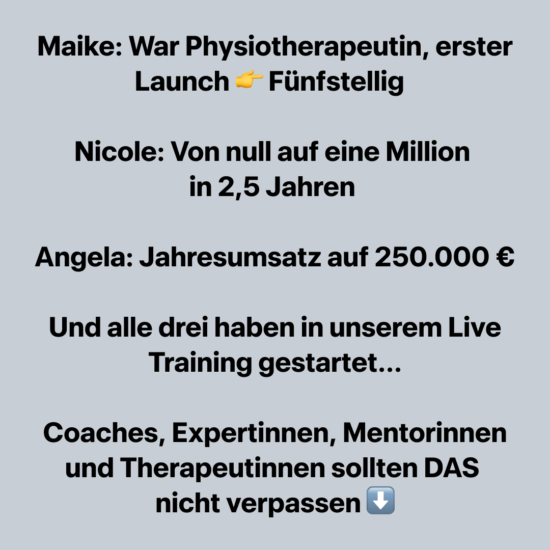 Susanne & Nicole Facebook ad: 10 Tage LIVE Coachingmarkt erobern. Starte hier…