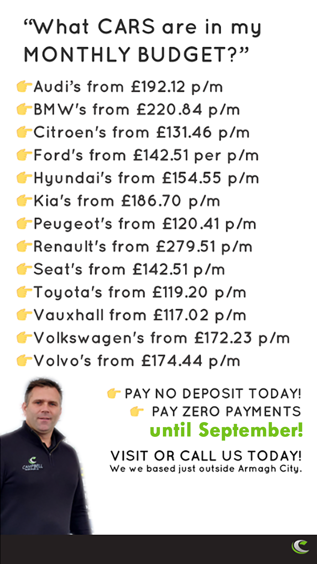 Campbell Trade Sales Ltd Facebook ad: Used cars for sale. Armagh & Northern Ireland car Dealer |…