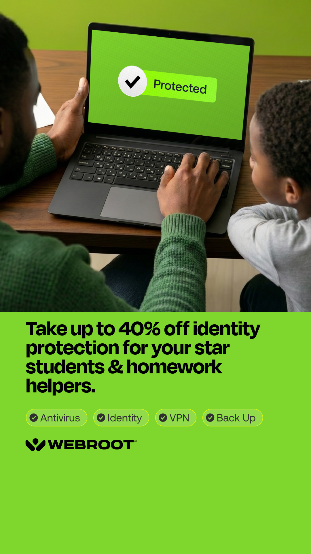 Webroot Facebook ad