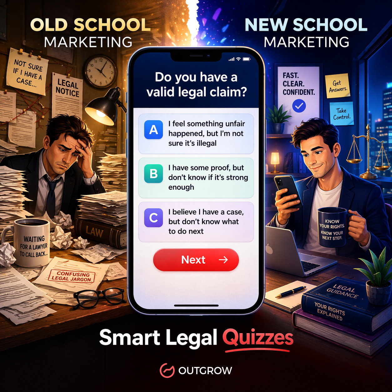 Outgrow Facebook ad