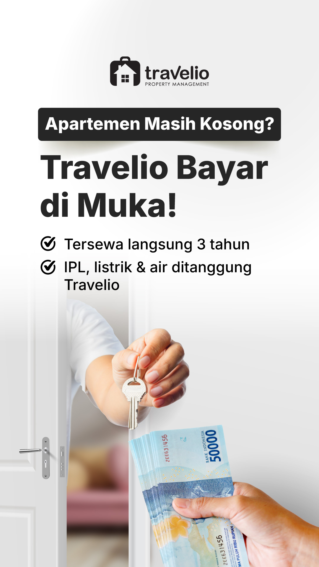 Travelio Property Management Facebook ad