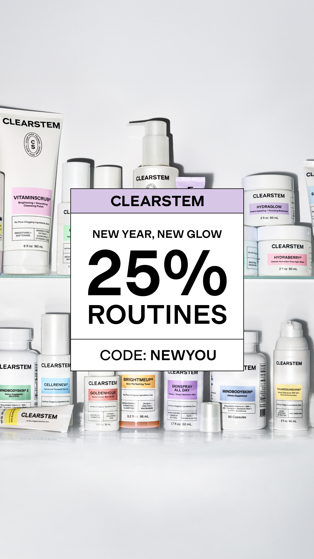 CLEARSTEM Skincare Facebook ad