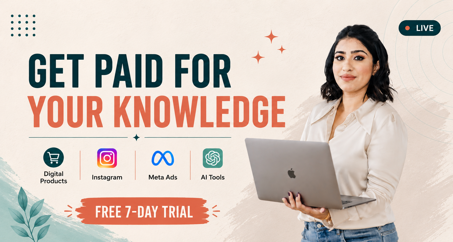 Roota Mittal Live Facebook ad