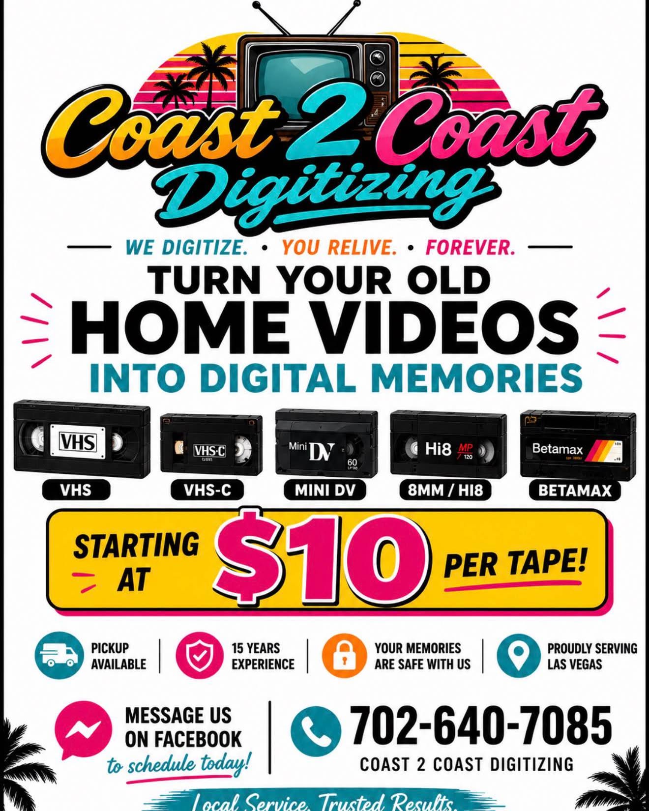 Johnathan Martinez Facebook ad: VHS TAPES TO USB DIGITAL