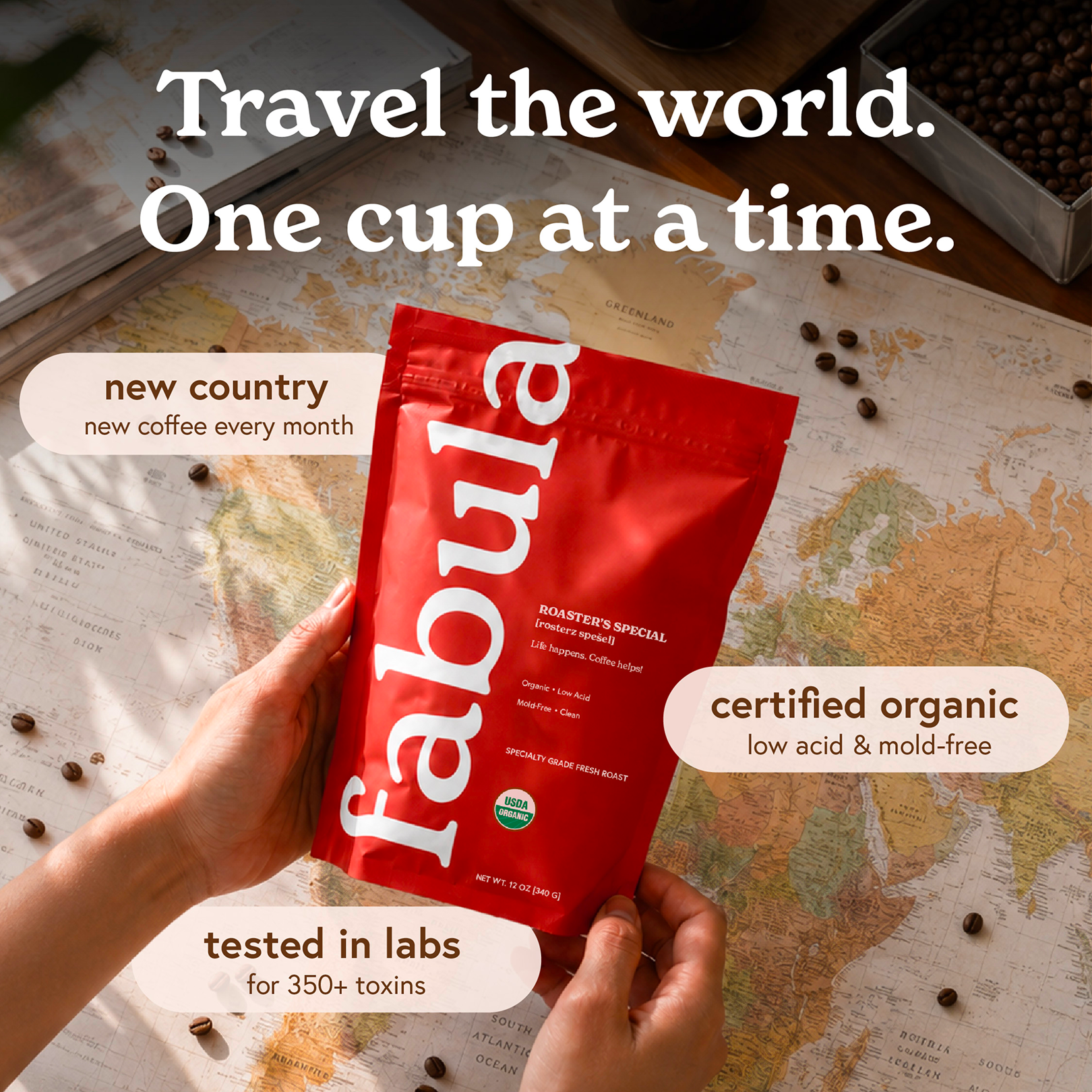 Fabula Coffee Facebook ad