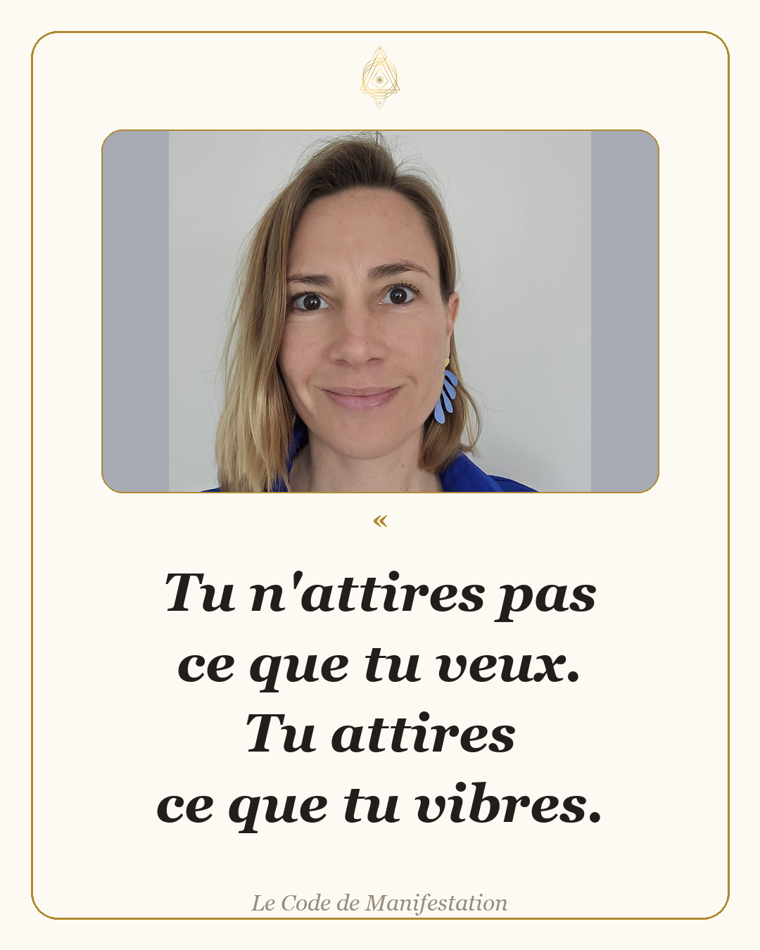 Mathilde Rebérat - La Voie de l'Évidence Facebook ad: Ton Code de Manifestation, écrit pour toi