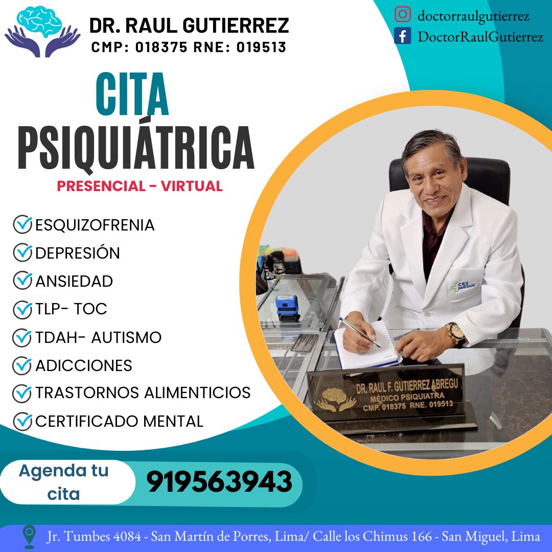 Dr. Raúl Gutiérrez - Psiquiatra  Facebook ad