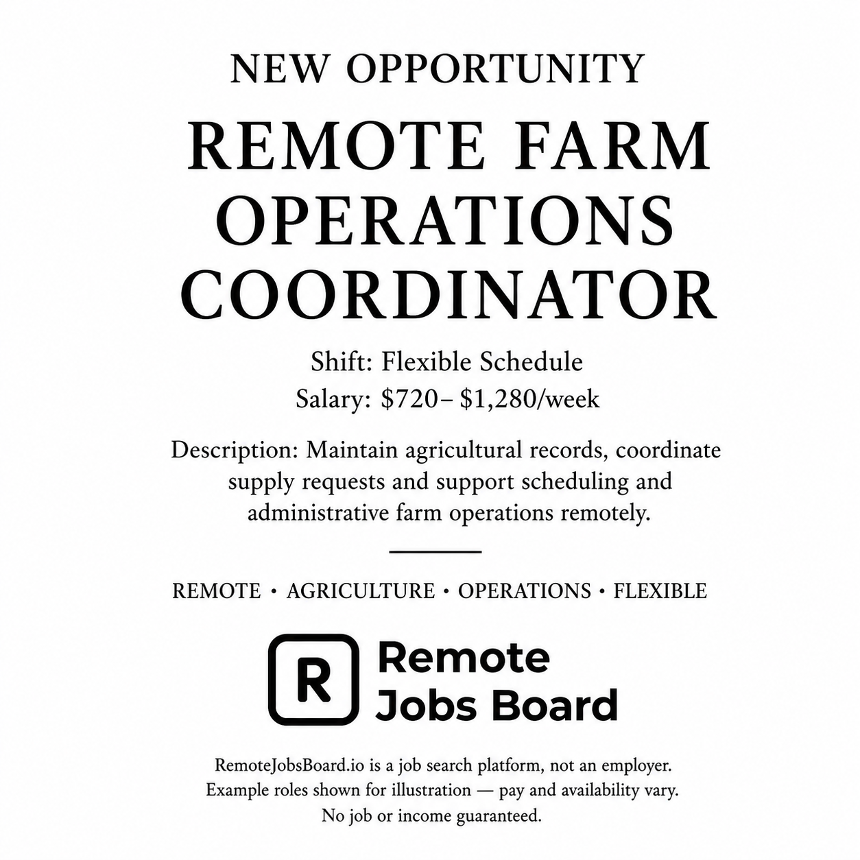 Remote Jobs Board - Work From Anywhere Facebook ad