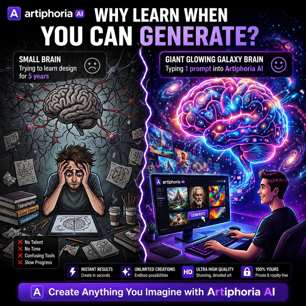 Artiphoria Facebook ad