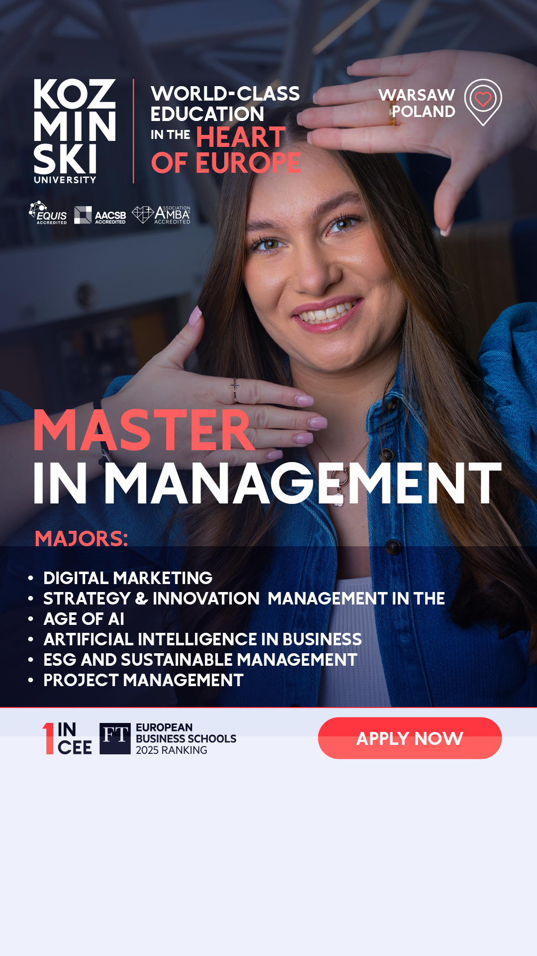 Akademia Leona Koźmińskiego - Kozminski University Facebook ad