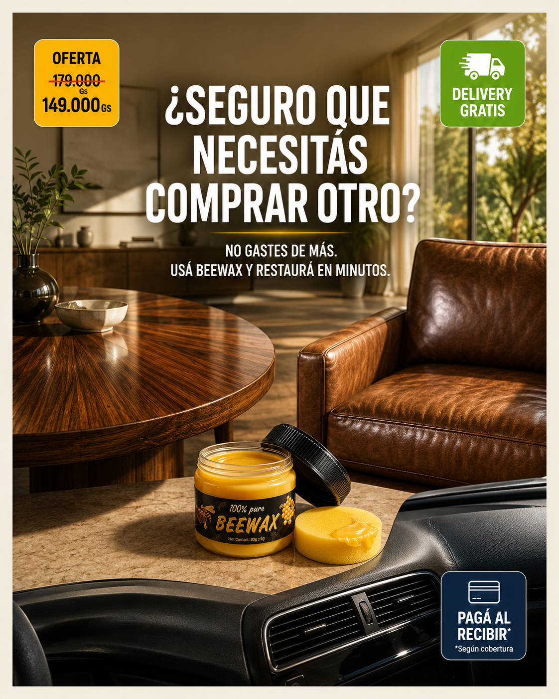 Marketmegashop Facebook ad: ¿Seguro que necesitás comprar otro?