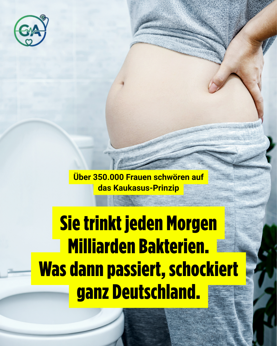 Gesundheitsanzeiger Facebook ad: Flacher Bauch bis ins hohe Alter: Das Kaukasus-Geheimnis